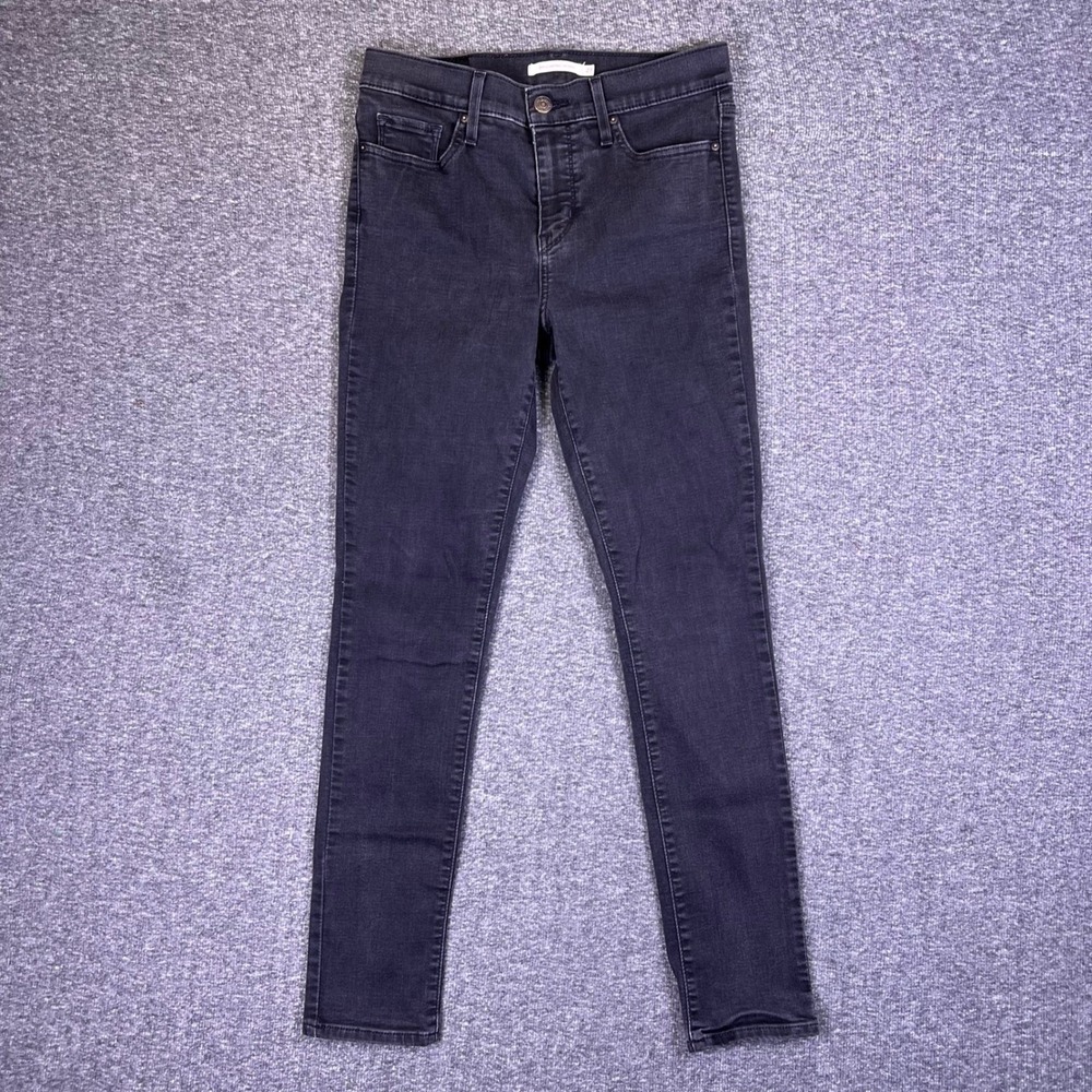 Levis 311 Shaping Skinny Jeans Womens 27x27 Black Casual Grunge Stretch Denim